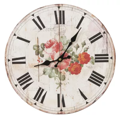 Clayre & Eef Uhr Wanduhr ca. Ø 34 cm