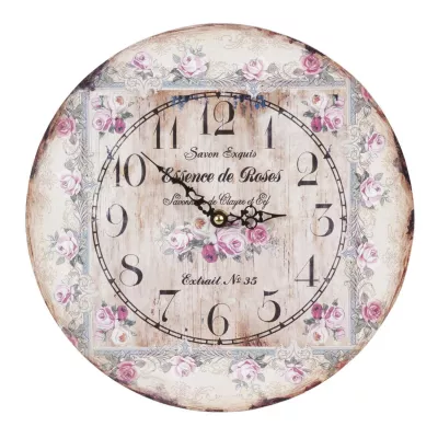 Clayre & Eef Uhr Wanduhr Savon Exquis ca. Ø 29 cm