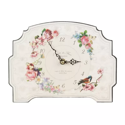 Clayre & Eef Uhr Wanduhr ca. 25 x 19 x 4 cm