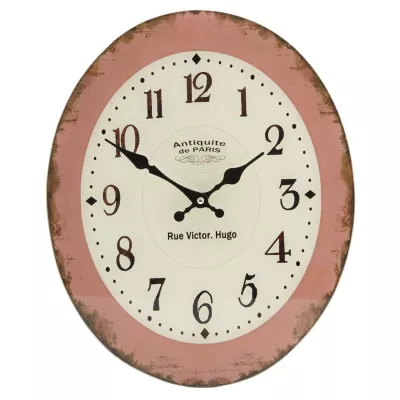 Clayre & Eef Wanduhr oval 32x4x39 cm