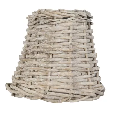 Clayre & Eef Lampenschirm Rattan natürlich ca. Ø 14 x 12 cm E27