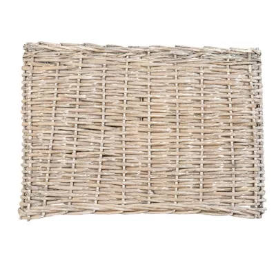 Clayre & Eef Lampenschirm Rattan natürlich ca. 52 x 52 x 36 cm E27
