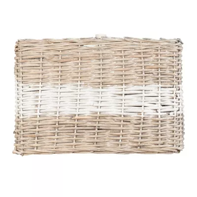 Clayre & Eef Lampenschirm Rattan natürlich ca. 52 x 52 x 36 cm E27
