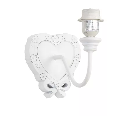 Clayre & Eef Wandlampe Herzförmig
