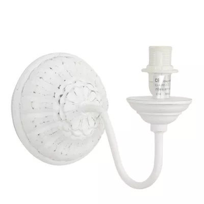 Clayre & Eef Weiße Wandlampe 