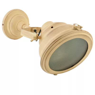 Clayre & Eef Wandlampe Spotlight, messing