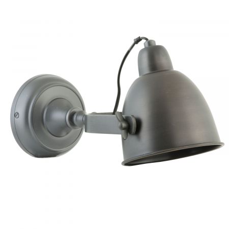 Clayre & Eef Kleine dunkle Wandlampe