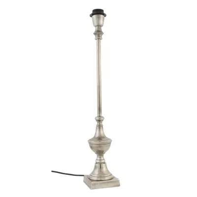 Clayre & Eef Schöne Tischlampe silber