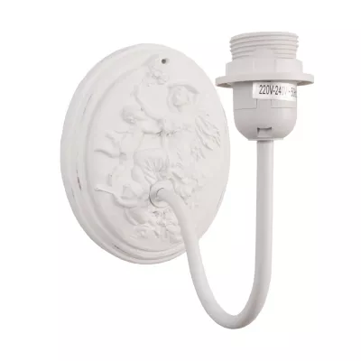 Wandlampe Weiß ca. 20 x 32 x 26 cm E27 Max. 60W