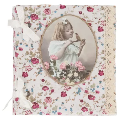 Clayre & Eef Fotoalbum "Mädchen" 17*16cm