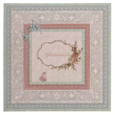 Postkarte (Glückwunsch) 13.5x13.5 cm