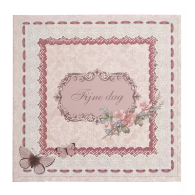 Postkarte (Fijne dag) 13.5x13.5 cm
