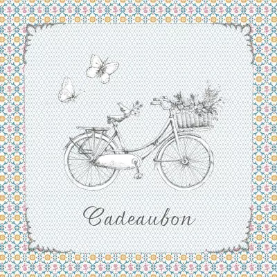 Clayre & Eef Cadeaubon met envelop 14x14 cm