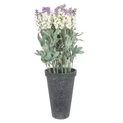 Clayre & Eef Deko Lavendel im Topf 38cm