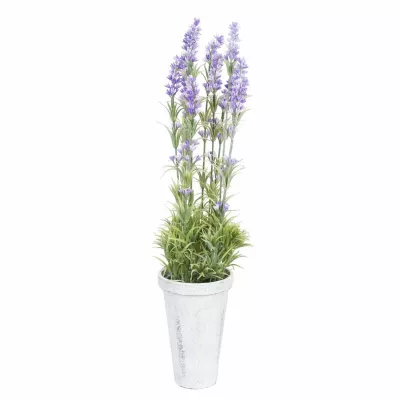 Clayre & Eef Deko Lavendel im Blumentopf 50cm