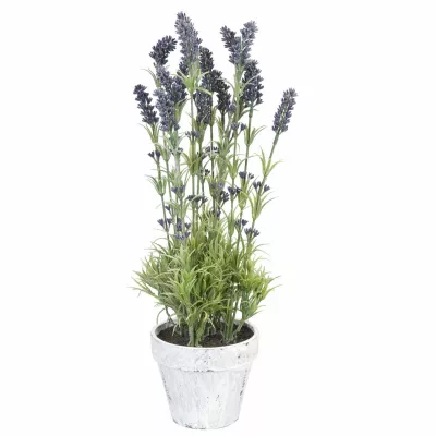 Clayre & Eef Deko Lavendel im Blumentopf 48cm