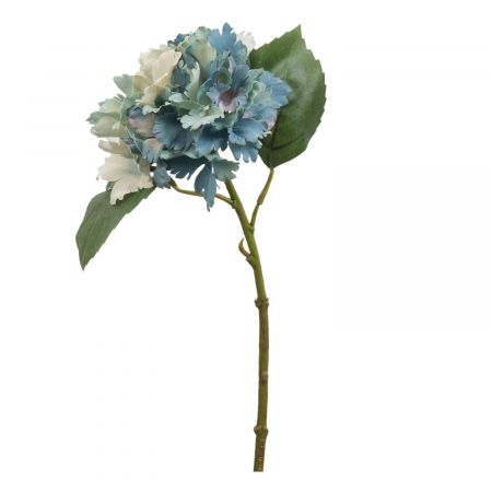 Hortensie Kunstblume Blumendekoration Blume blau ca. 34 cm