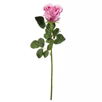 Rose Kunstblume Blumendekoration Blume hellrosa ca. 68 cm