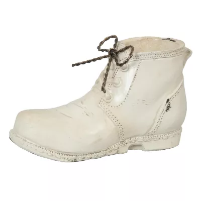 Clayre & Eef Deko Stiefel mit Schleife in beige 