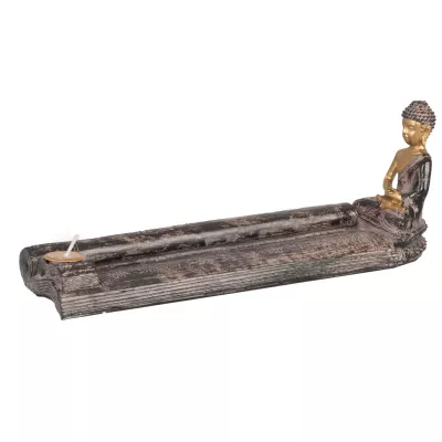 Clayre & Eef Waxinelicht Buddha 16x27 cm