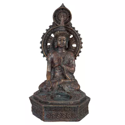 Clayre & Eef Waxinelicht Buddha 11x20 cm