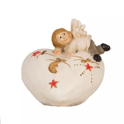 Clayre & Eef Engel on heart 7 cm