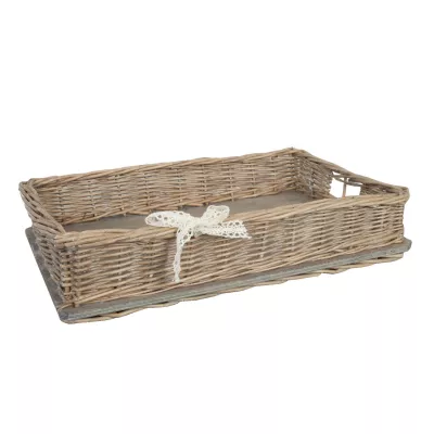 Clayre & Eef Schönes Holztablett 40*25cm
