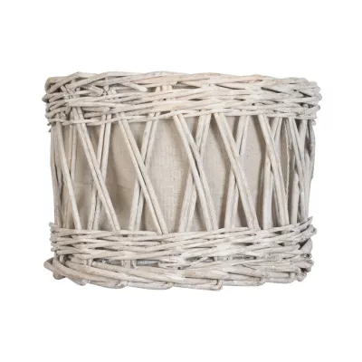 Clayre & Eef Lampenschirm Rattan beige ca. 25 x 14 cm