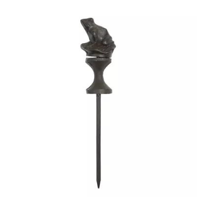 Clayre & Eef Gartenschlauch Führung Frosch ca. 8 x 7 x 34 cm