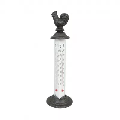 Clayre & Eef Thermometer Hahn ca. 20 x 7 x 7 cm