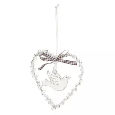 Clayre & Eef Herz 12*12 cm