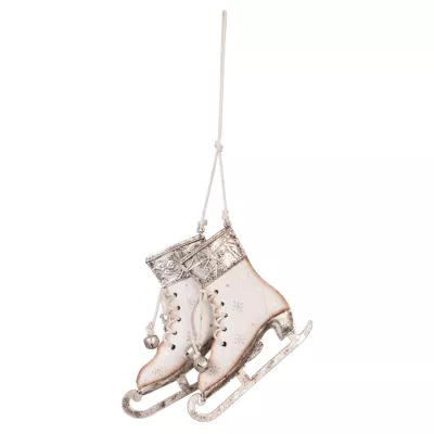 Clayre & Eef Dekoration schaats hangend 11x10 cm