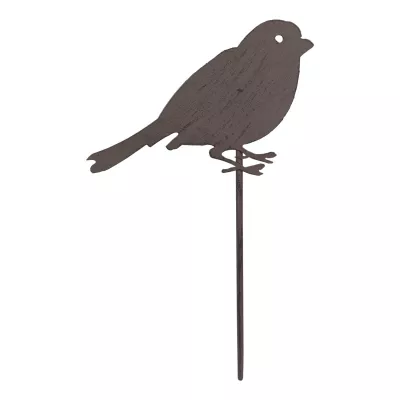 Clayre & Eef Gartenspitze Vogel braun ca. 20 x 40 cm