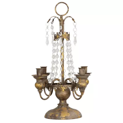 Clayre & Eef Kerzenhalter 22x22x44 cm
