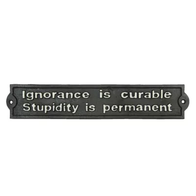 Clayre & Eef Textschild 33x6 cm