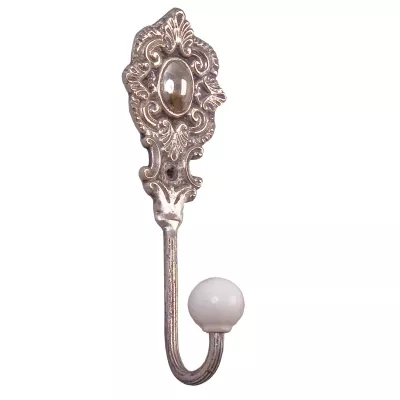 Garderobenhaken Keramikknopf 18 x 5 cm