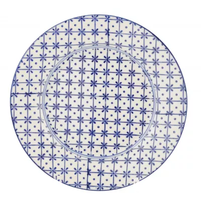 Clayre & Eef Teller mit blauem Muster 26cm