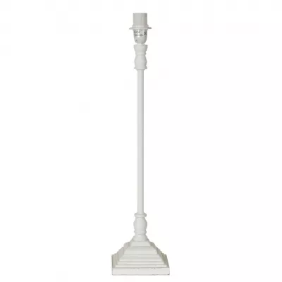 Lampe weiß (ohne Schirm) 11 x 11 x 49.5 cm