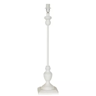 Lampe weiß (ohne Schirm) 13.5 x 13.5 x 62.5 cm