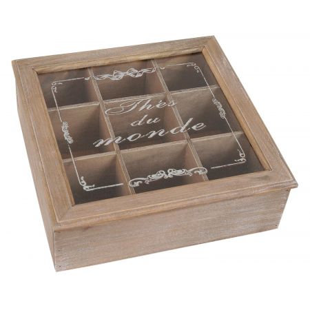  Wooden box 24*24*8 cm
