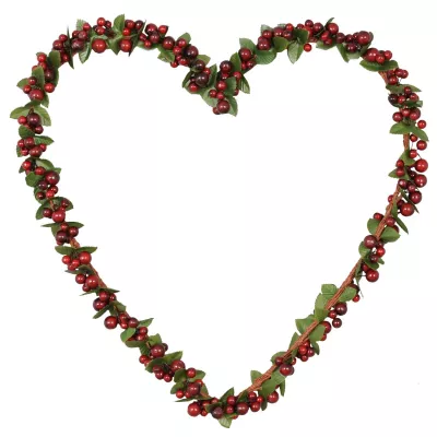 Clayre & Eef Roter Beerenkranz 40cm