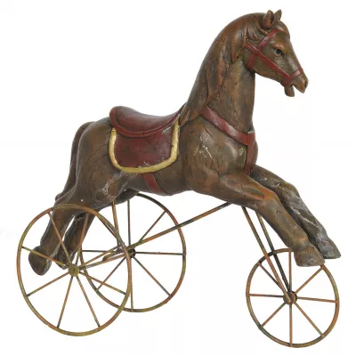 Clayre & Eef Pferd auf Rädern