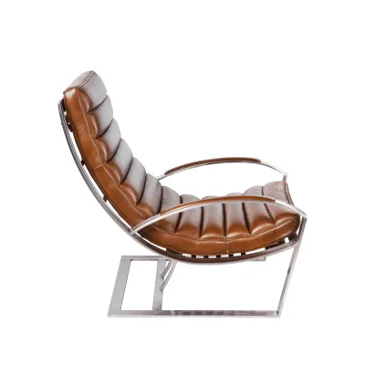 Sessel "MADRID" aus Vintage-Leder