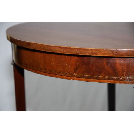 Edwardianischer Tisch / Halltable Demi Lune