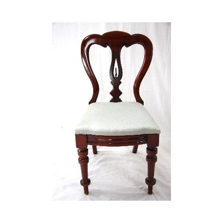 Ballon Back Chair Stuhl Sessel Antik Esszimmerstuhl