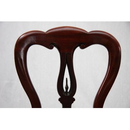 Ballon Back Chair Stuhl Sessel Antik Esszimmerstuhl