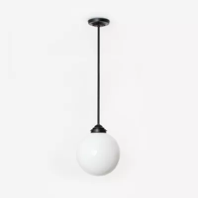 20's Art déco Hängeleuchte " Globe 25 Moonlight"