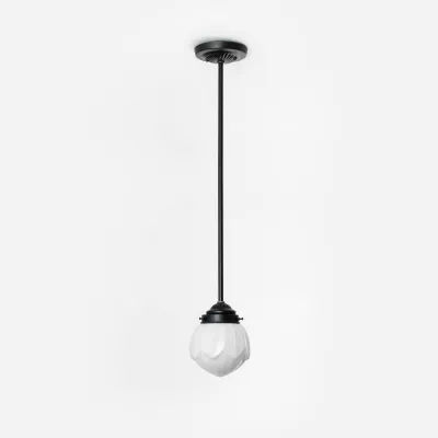 20's Art déco Hängeleuchte " Lotus Moonlight"