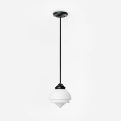 20's Art déco Hängeleuchte "Small Pointy Moonlight"
