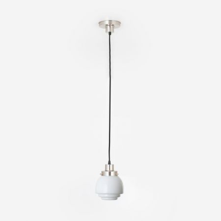 Hängelampe am Kabel Gispen Vlak 20's, Hängeleuchte im Art Deco Stil